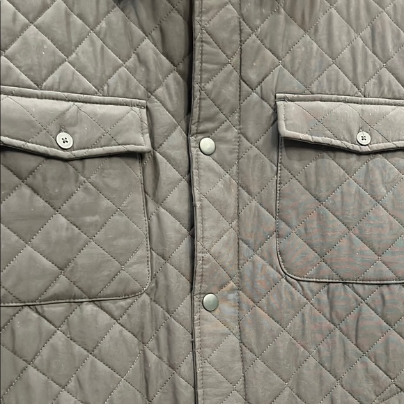 Army Green Quilted Jacket - Picture 3 of 9